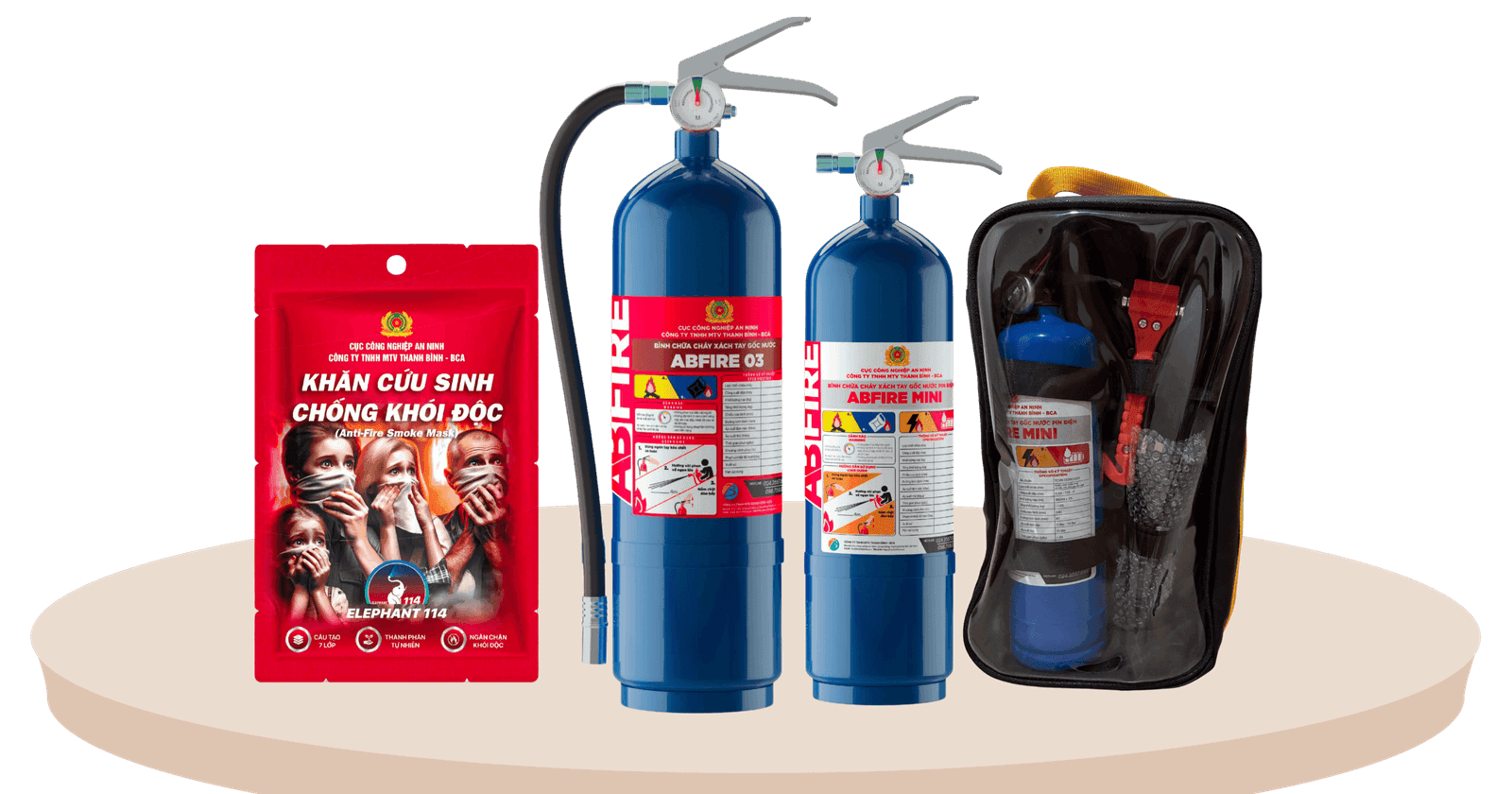 Bộ sản phẩm PCCC pin điện thế hệ mới